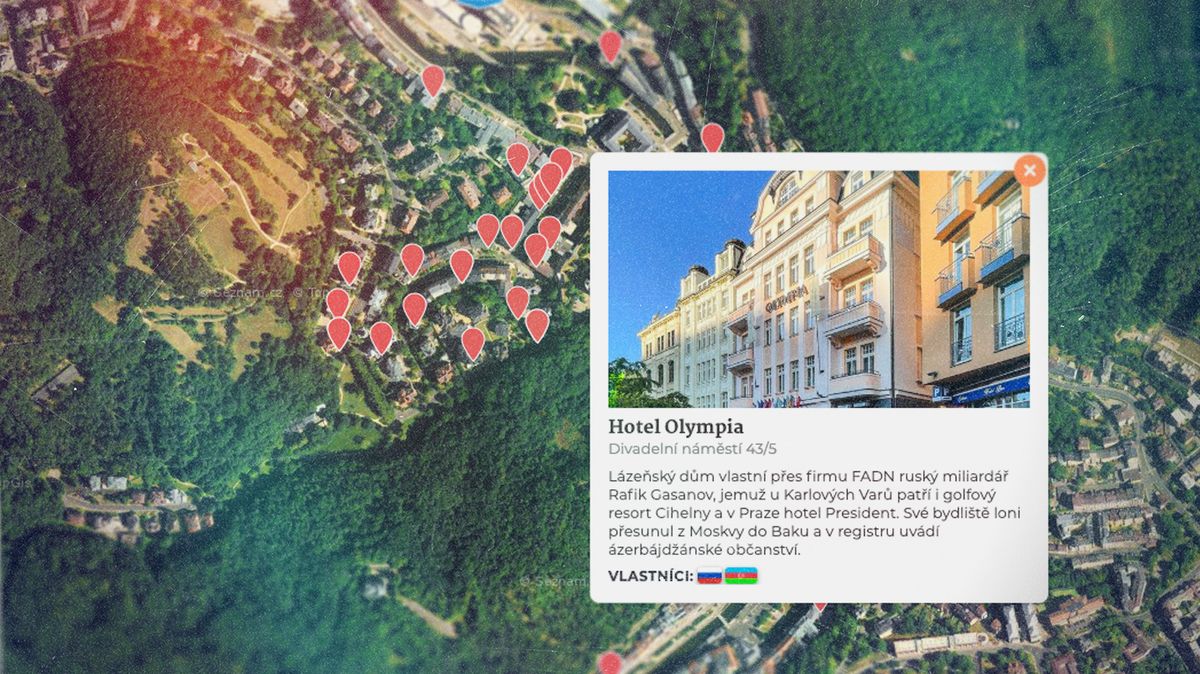 Přehled „ruských“ hotelů v Karlových Varech